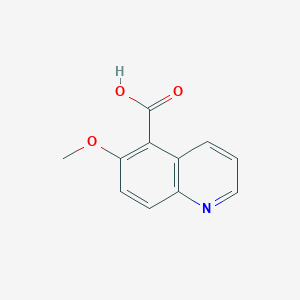 molecular formula C11H9NO3 B1627269 6-Methoxyquinoline-5-carboxylic acid CAS No. 920739-84-0