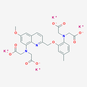 molecular formula C26H27KN3O10 B162727 QUIN 2, Tetrapotassium Salt CAS No. 73630-23-6