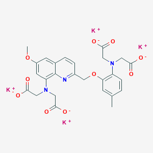 molecular formula C26H23K4N3O10 B162727 Quin 2,tetrapotassium salt CAS No. 73630-23-6
