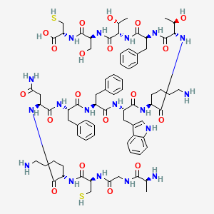 molecular formula C76H106N18O19S2 B1627271 Dihydrosomatostatin CAS No. 40958-31-4