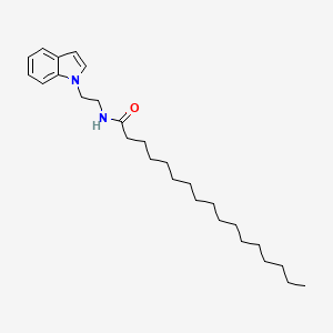 N-[2-(1H-Indol-1-yl)ethyl]heptadecanamide