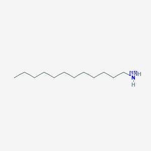 B1627286 Dodecan-1-(15N)amine CAS No. 204451-52-5