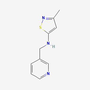B1627296 3-Methyl-N-[(pyridin-3-yl)methyl]-1,2-thiazol-5-amine CAS No. 864684-74-2