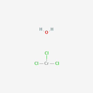molecular formula Cl3CrH2O B1627310 Trichlorochromium;hydrate CAS No. 85017-78-3