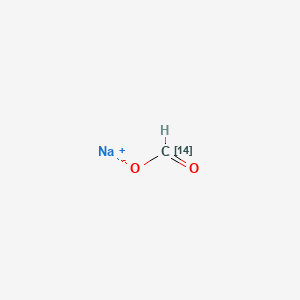 molecular formula CHNaO2 B1627312 sodium;oxo(114C)methanolate CAS No. 2792-70-3