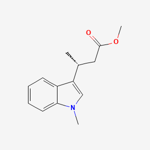 molecular formula C14H17NO2 B1627319 Methyl (3R)-(-)-3-(1-methylindol-3-yl)butanoate CAS No. 460050-72-0