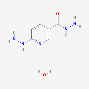 molecular formula C6H11N5O2 B1627322 6-Hydrazinonicotinic hydrazide hydrate CAS No. 871126-44-2