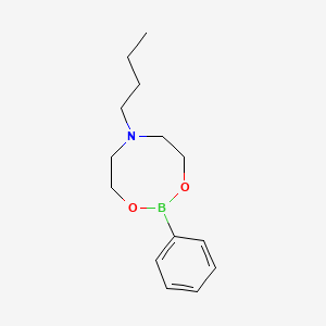 molecular formula C14H22BNO2 B1627324 6-Butyl-2-phenyl-1,3,6,2-dioxazaborocane CAS No. 84549-45-1