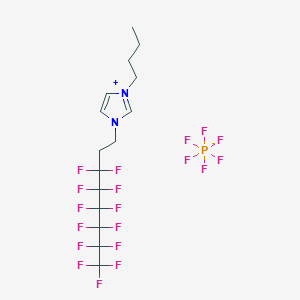 molecular formula C15H16F19N2P B1627326 3-Butyl-1-(3,3,4,4,5,5,6,6,7,7,8,8,8-tridecafluorooctyl)-1H-imidazol-3-ium hexafluorophosphate CAS No. 313475-52-4