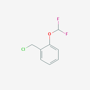 molecular formula C8H7ClF2O B1627327 1-(Chloromethyl)-2-(difluoromethoxy)benzene CAS No. 42145-50-6