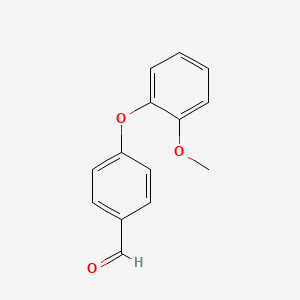 molecular formula C14H12O3 B1627329 4-(2-Methoxyphenoxy)benzaldehyde CAS No. 78725-48-1