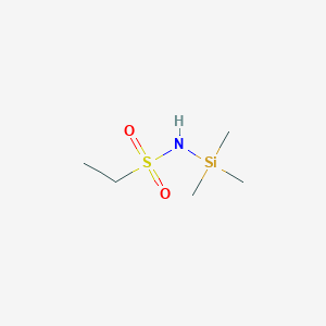 molecular formula C5H15NO2SSi B1627334 N-(Trimethyl-silyl)-ethane-sulfonamide CAS No. 999-99-5