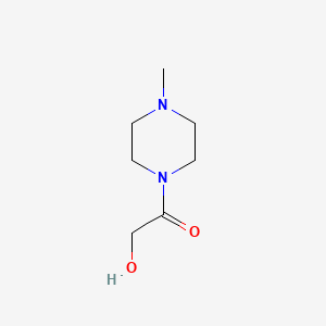 molecular formula C7H14N2O2 B1627336 2-羟基-1-(4-甲基哌嗪-1-基)乙酮 CAS No. 91406-27-8