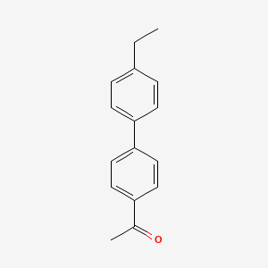 molecular formula C16H16O B1627343 4-Acetyl-4'-ethylbiphenyl CAS No. 5730-92-7