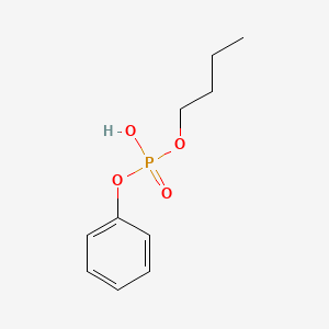 molecular formula C10H15O4P B1627347 Butyl phenyl hydrogen phosphate CAS No. 46438-39-5