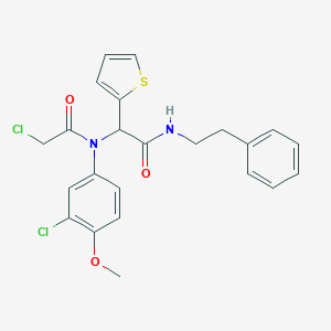 molecular formula C23H22Cl2N2O3S B162735 ML162 