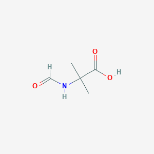 molecular formula C5H9NO3 B1627352 N-formyl-2-methylAlanine CAS No. 60421-25-2