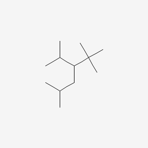molecular formula C12H26 B1627362 3-ISOPROPYL-2,2,5-TRIMETHYLHEXANE CAS No. 62199-81-9