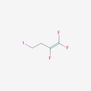 molecular formula C4H4F3I B1627373 4-Iodo-1,1,2-trifluorobut-1-ene CAS No. 401-52-5