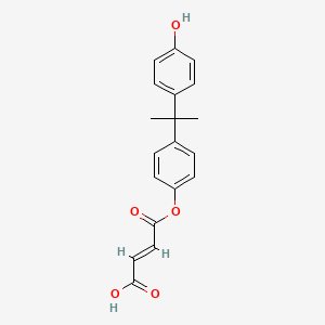 molecular formula C19H18O5 B1627384 Bisphenol A monofumarate CAS No. 94158-54-0