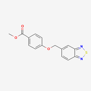molecular formula C15H12N2O3S B1627386 Methyl 4-(benzo[c][1,2,5]thiadiazol-5-ylmethoxy)benzoate CAS No. 874834-02-3