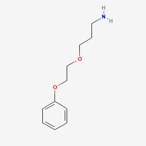 molecular formula C11H17NO2 B1627388 3-(2-Phenoxyethoxy)propan-1-amine CAS No. 6903-18-0