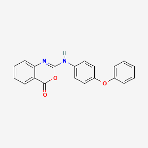 2-[(4-Phenoxyphenyl)amino]4H-1-benzoxazin-4-one