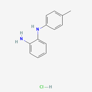 molecular formula C13H15ClN2 B1627392 N-(2-aminophenyl)-N-(4-methylphenyl)amine hydrochloride CAS No. 91806-09-6
