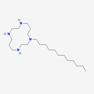 molecular formula C22H48N4 B1627408 1-Dodecyl-1,4,8,11-tetraaza-cyclotetradecane CAS No. 92745-46-5