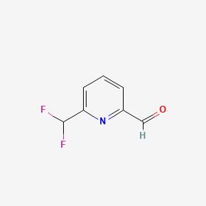 molecular formula C7H5F2NO B1627416 6-(Difluoromethyl)picolinaldehyde CAS No. 208111-30-2