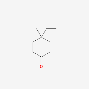 molecular formula C9H16O B1627419 4-乙基-4-甲基环己酮 CAS No. 35155-49-8