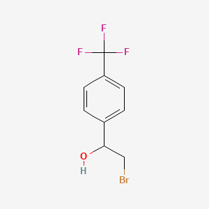 molecular formula C9H8BrF3O B1627420 2-Bromo-1-(4-(trifluoromethyl)phenyl)ethanol CAS No. 32687-39-1
