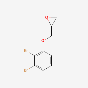 molecular formula C9H8Br2O2 B1627423 2-[(2,3-Dibromophenoxy)methyl]oxirane CAS No. 53050-88-7