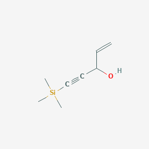 molecular formula C8H14OSi B1627424 5-Trimethylsilyl-1-penten-4-YN-3-OL CAS No. 5272-35-5