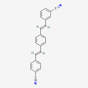 3-(2-{4-[2-(4-Cyanophenyl)vinyl]phenyl}vinyl)benzonitrile