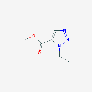 molecular formula C6H9N3O2 B1627432 methyl 1-ethyl-1H-1,2,3-triazole-5-carboxylate CAS No. 215872-74-5