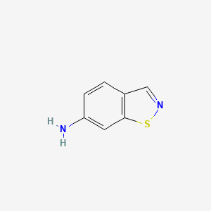 molecular formula C7H6N2S B1627434 Benzo[d]isothiazol-6-amine CAS No. 97050-36-7