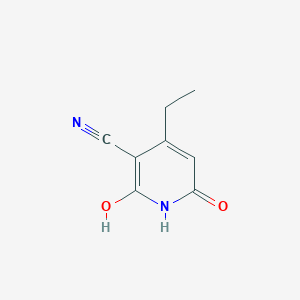 molecular formula C8H8N2O2 B1627435 4-Ethyl-2,6-dihydroxynicotinonitrile CAS No. 23328-64-5