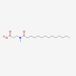 molecular formula C18H35NO3 B1627438 Myristoyl methyl beta-alanine CAS No. 21539-71-9