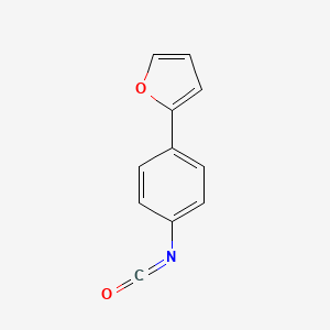 2-(4-Isocyanatophenyl)furan