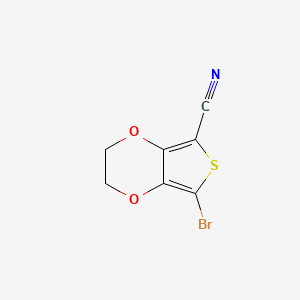 7-Bromo-2,3-dihydrothieno[3,4-b][1,4]dioxine-5-carbonitrile