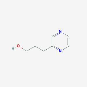 molecular formula C7H10N2O B1627450 3-(Pyrazin-2-yl)propan-1-ol CAS No. 169339-30-4