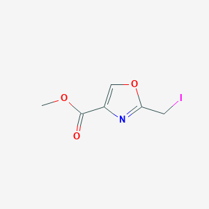 molecular formula C6H6INO3 B1627454 Methyl 2-(iodomethyl)-1,3-oxazole-4-carboxylate CAS No. 208465-67-2