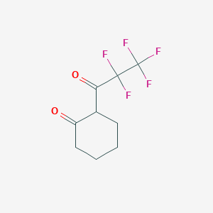 2-(Pentafluoropropanoyl)cyclohexanone