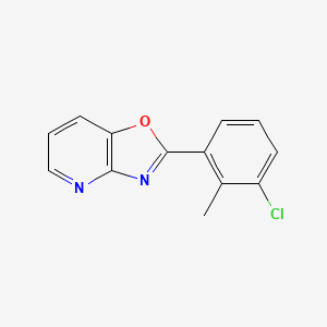 2-(3-Chloro-2-methylphenyl)oxazolo[4,5-b]pyridine