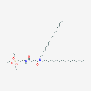 molecular formula C45H92N2O5Si B1627469 N1,N1-Dihexadecyl-N4-(3-(triethoxysilyl)propyl)succinamide CAS No. 244096-38-6