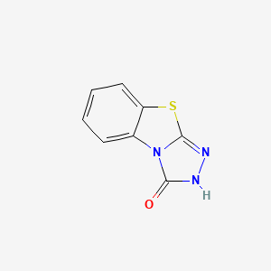 molecular formula C8H5N3OS B1627474 Benzo[4,5]thiazolo[2,3-c][1,2,4]triazol-3(2H)-one CAS No. 41814-44-2