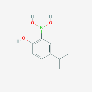 molecular formula C9H13BO3 B1627479 [2-Hydroxy-5-(propan-2-yl)phenyl]boronic acid CAS No. 259209-33-1