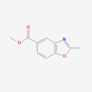 molecular formula C10H9NO3 B162748 Methyl 2-Methyl-1,3-benzoxazole-5-carboxylate CAS No. 136663-21-3