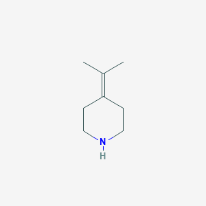 molecular formula C8H15N B1627480 4-(1-甲基乙烯基)哌啶 CAS No. 854904-29-3
